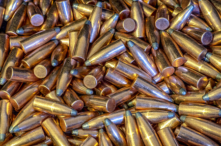 pile of bulletsの写真素材