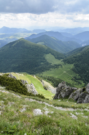 Mala Fatra mountain, Slovakia, Europe - View from Velky Rozsutec topの写真素材