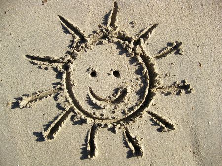 sun and sandの写真素材