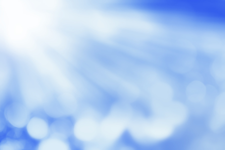 Light motion blur on blue abstract backgroundの写真素材