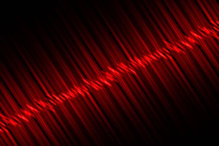 the red light on black abstract backgroundの写真素材
