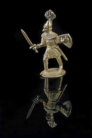 Medieval knight  Tin Soldierの写真素材