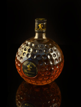 Old St. Andrews blended Scotch whiskey. Whiskey is a major export item of Scotland - illustrative editorialのeditorial素材