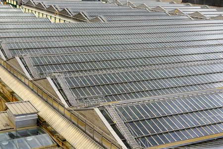 Glass roof as a background