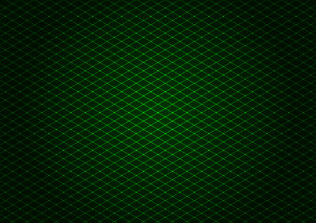 Vector illustration - background of green laser gridのイラスト素材