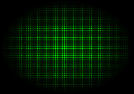 Vector illustration - background of green laser gridのイラスト素材