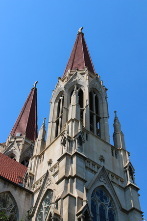 church which is in outside of countryの写真素材