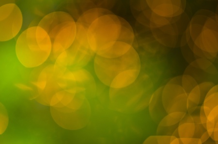 Numerous luminous circles, abstract background  Green, yellow, orange の写真素材