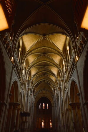 hallways of Saint Franois  in Lausanne Switzerlandのeditorial素材