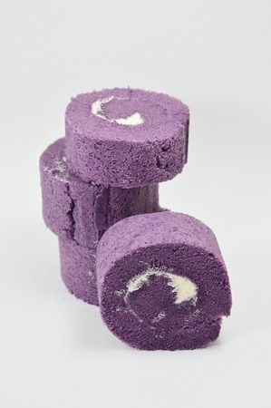 grape jam rollの写真素材