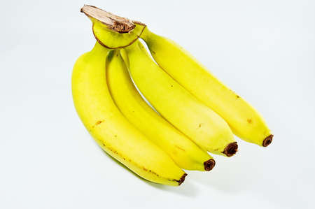 banana on white backgroundの写真素材