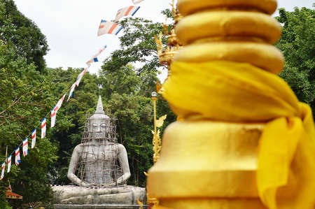 Buddha constructionの写真素材