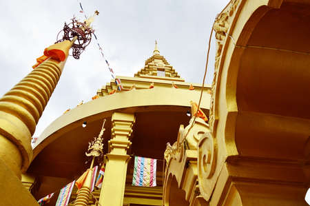 golden pagodasの写真素材