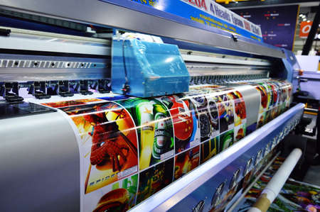 BANGKOK, THAILAND- November 27,2014  print technology  booth at Thailand Photo Fair 2014, Bitec...