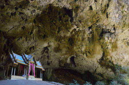 Thai pavilion in the caveの写真素材