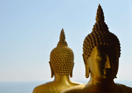 Buddha image and back reflection