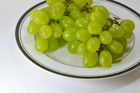 grape on the dishの写真素材
