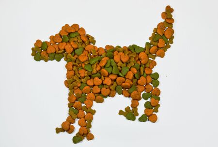 dog foodの写真素材