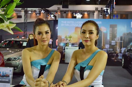 BANGKOK, THAILAND- June 25, 2015 : Bangkok International Auto Salon 2015 event by licensed from Japan at Impact Challenger Muengthong Thaneeのeditorial素材