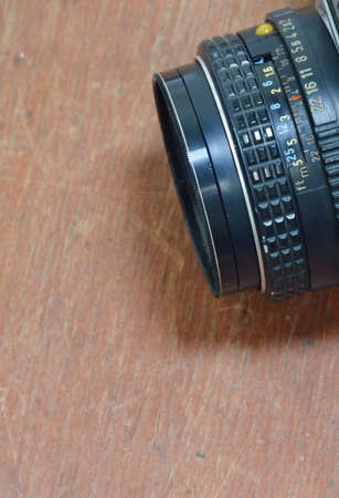 manual lens of camera filmの写真素材