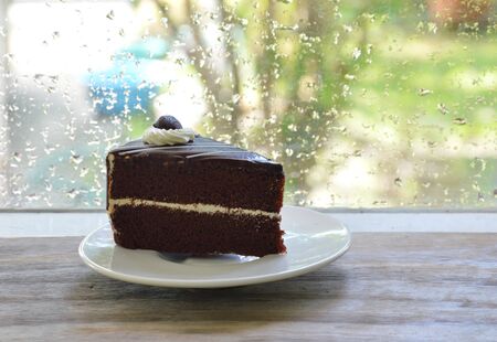 chocolate cake enjoy for rainy day