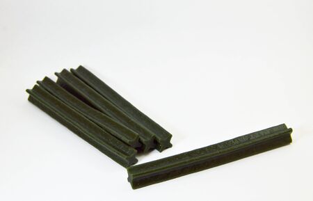 dog snack made from chickenの写真素材