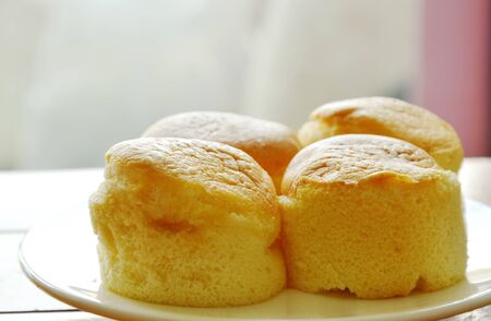 fresh butter cupcake on dish