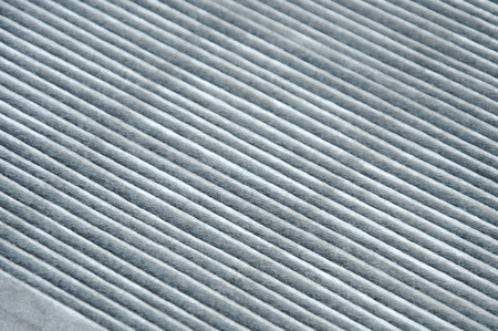 close up of car air filter texture and background