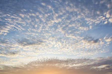 cloud spreading on bright sky in sunny day