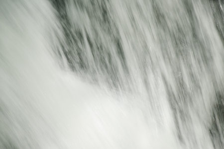 water falling on river pass rock and stone at north Chet Kod waterfall in Thailand