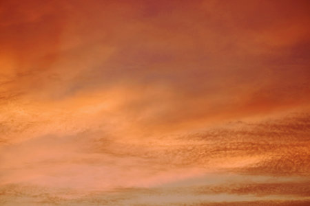 cloud spreading on twilight sunset sky in evening