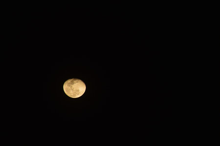 full moon in night backgroundの写真素材