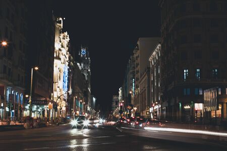 Night cityの写真素材