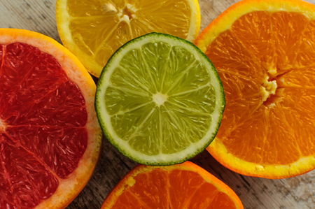 citrus still lifeの写真素材