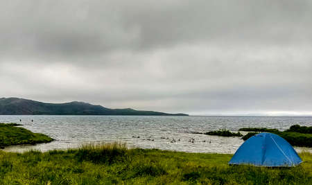 Camping in Islandのeditorial素材