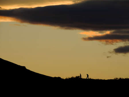 Iceland sunsetのeditorial素材