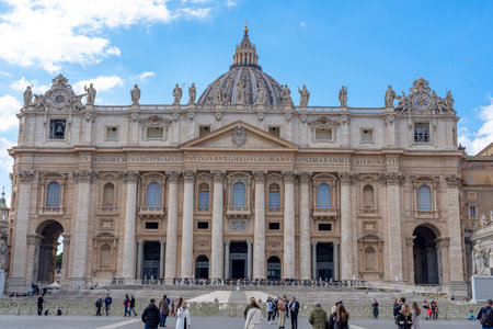 Basilica of San Pietro, Vatican City, Rome, Italyのeditorial素材