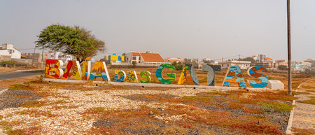 The signboard of the city baia das gatas