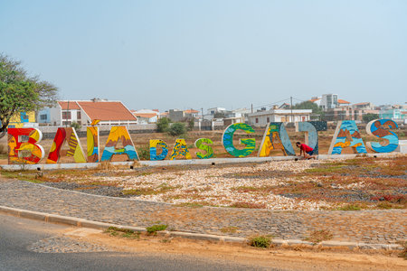 baia das gatas letters, cape verde
