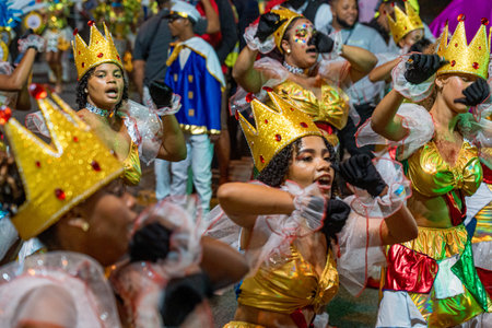 Participants in the Barranquilla Carnival in Barranquilla, Colombia. Barranquilla Carnival is one of...