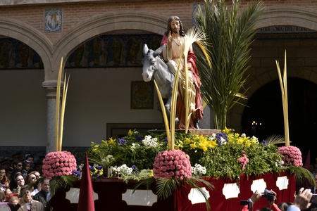 Borriquita procession 2012, Talaveraのeditorial素材