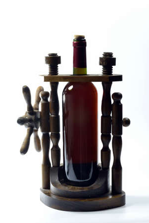 Wooden wine rack