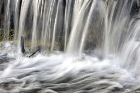 Small river waterfallの写真素材