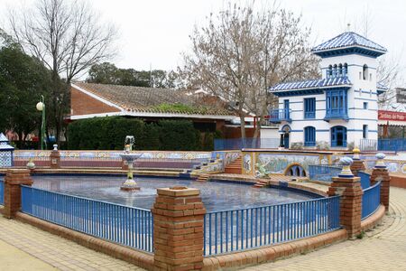 Duck pond, Talavera, Toledoの写真素材