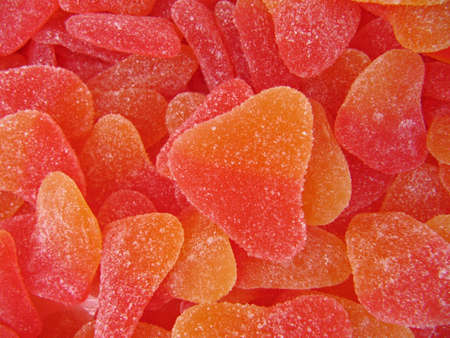 Candy hearts の写真素材