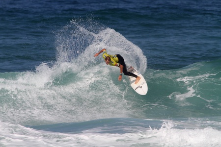PENICHE, PORTUGAL - OCTOBER 12 :Daniel Ross (AUS) in Men's Rip Curl Pro Portugal 2010, October 12,...