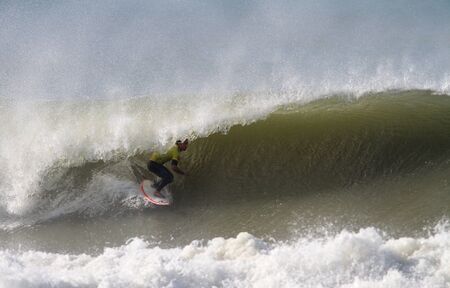 PENICHE, PORTUGAL - OCTOBER 11 :Bruno Santos (BRA) in Men's Rip Curl Pro Portugal 2010, October 11,...