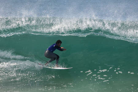 Rip Curl Pro Portugal, October 13, 2010 in Peniche,Pierre-Valentin Labo-FRA のeditorial素材