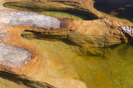little water pools, Mount Roraima, Canaima National Park.の写真素材