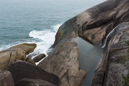 Bravo waterfall bag in Rio de Janeiro.